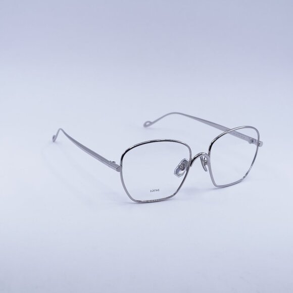 Loewe LW50073U 016 Eyeglasses Silver 55mm Geometric Frame - Picture 1 of 11